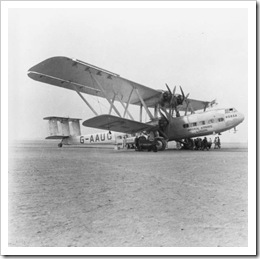 طائرة إمبريال إيربلاين كانت تخدم في البحرين عام 1935م